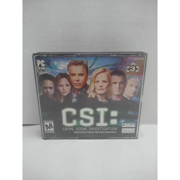 CSI Crime Scene Investigation PC CD-ROM 2003 Interactive Crime-Solving Adventure - Picture 1 of 12
